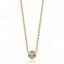 Solitaire Crystal Necklace – 18K Gold Plated
