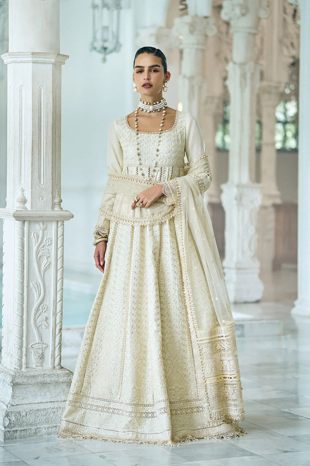 Design 1A Luxury Lawn Eid Edition 2026 Stitched