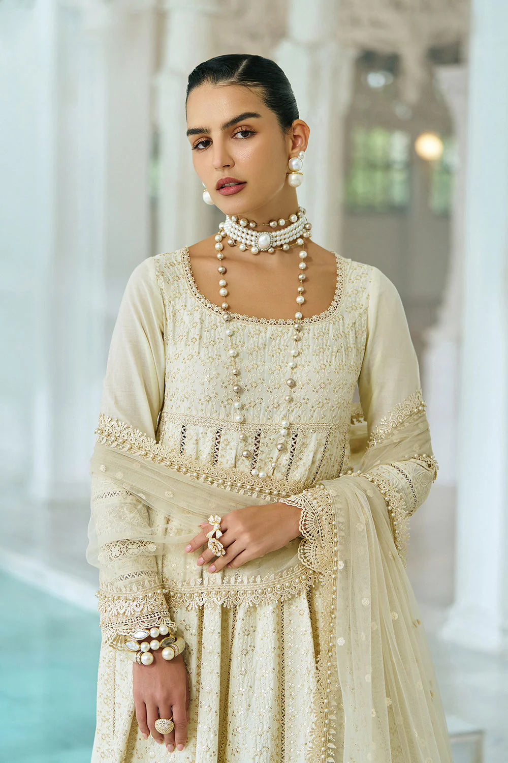 Design 1A Luxury Lawn Eid Edition 2026 Stitched