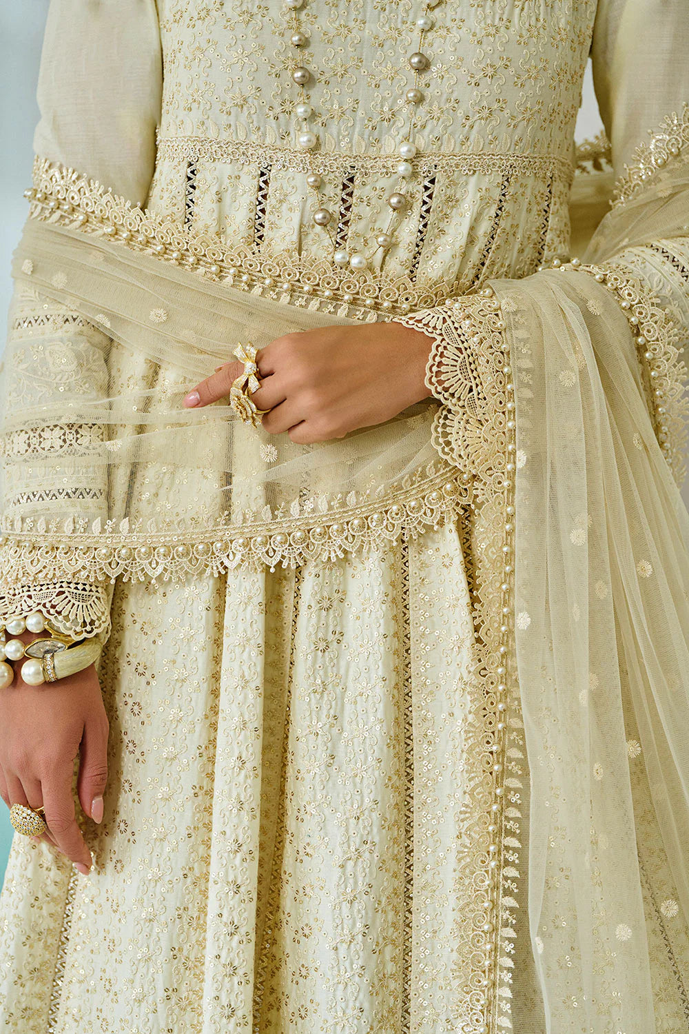 Design 1A Luxury Lawn Eid Edition 2026 Stitched