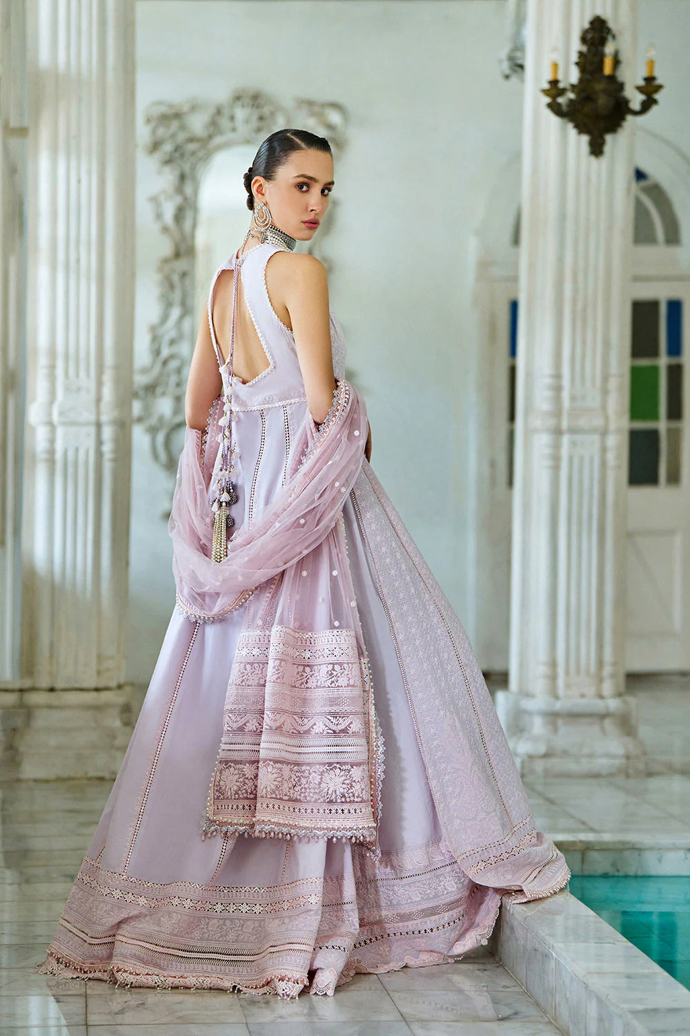 Design 1B Luxury Lawn Eid Edition 2026 Stitched