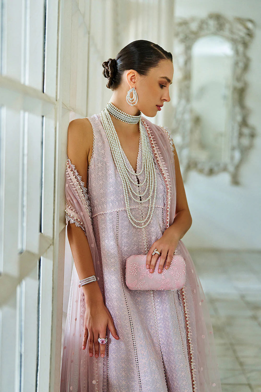 Design 1B Luxury Lawn Eid Edition 2026 Stitched