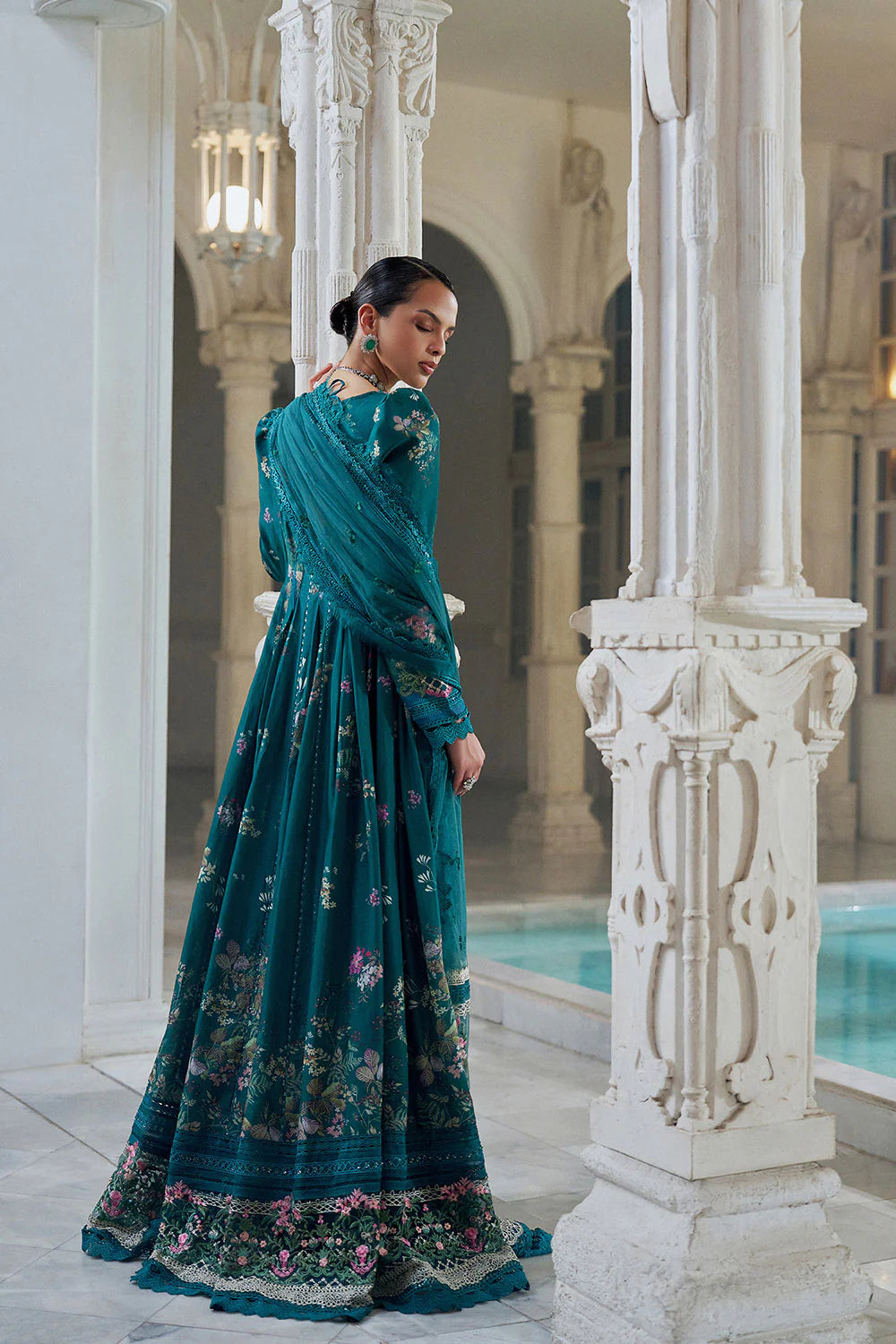 Design 10B Luxury Lawn Eid Edition 2026 Stitched Secondary image