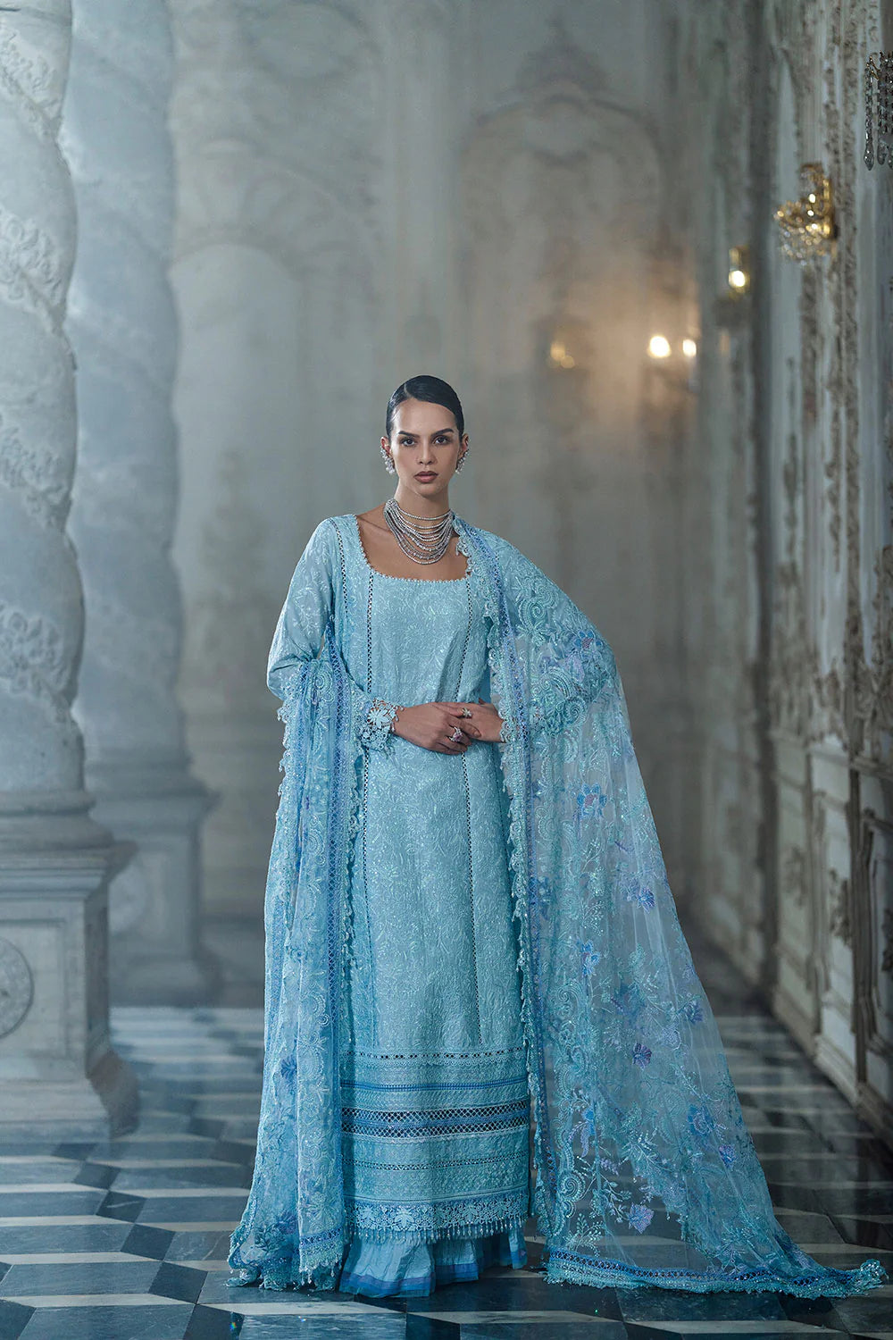 Design 4A Luxury Lawn Eid Edition 2026 Stitched Main image