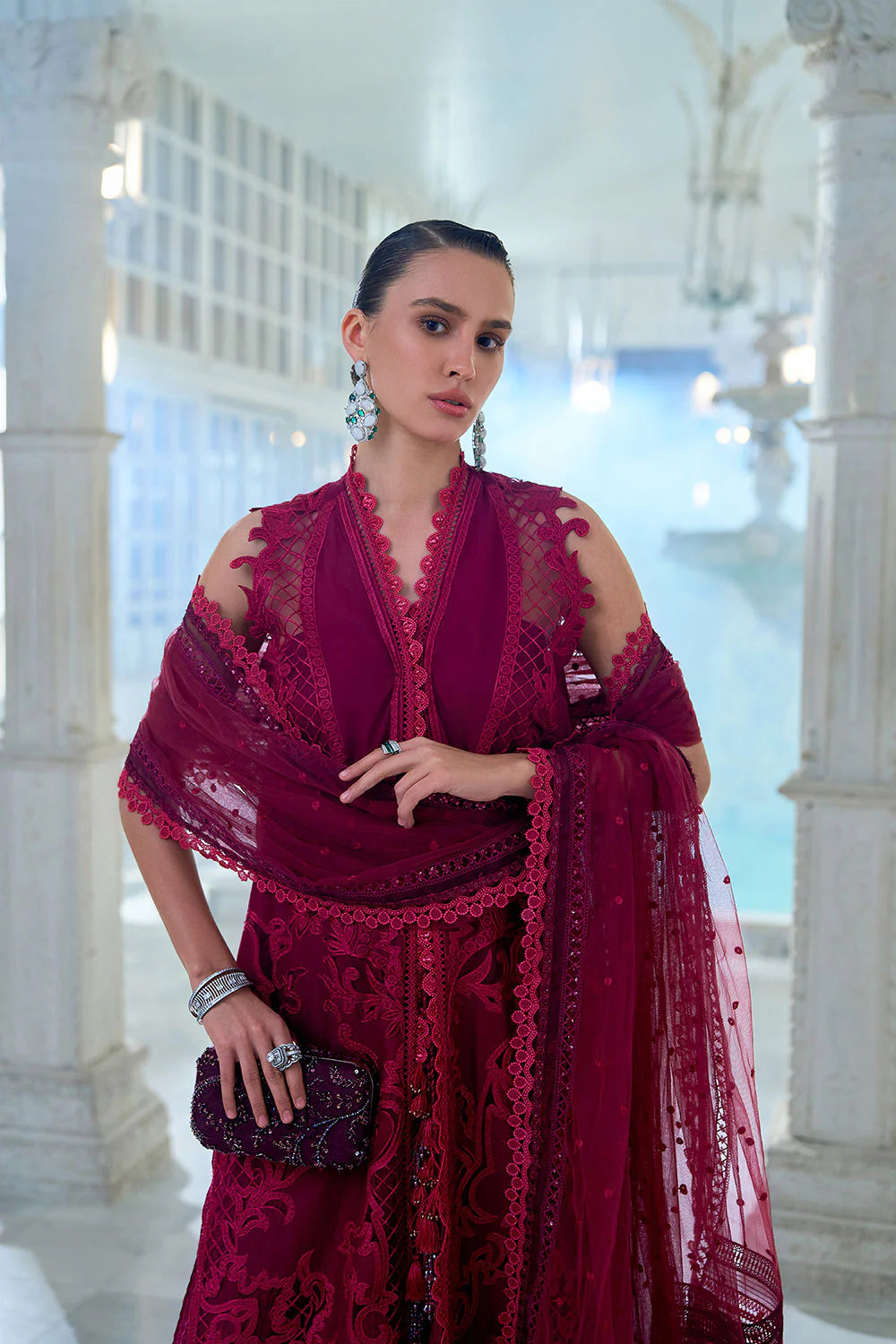 Design 5A Luxury Lawn Eid Edition 2026 Stitched