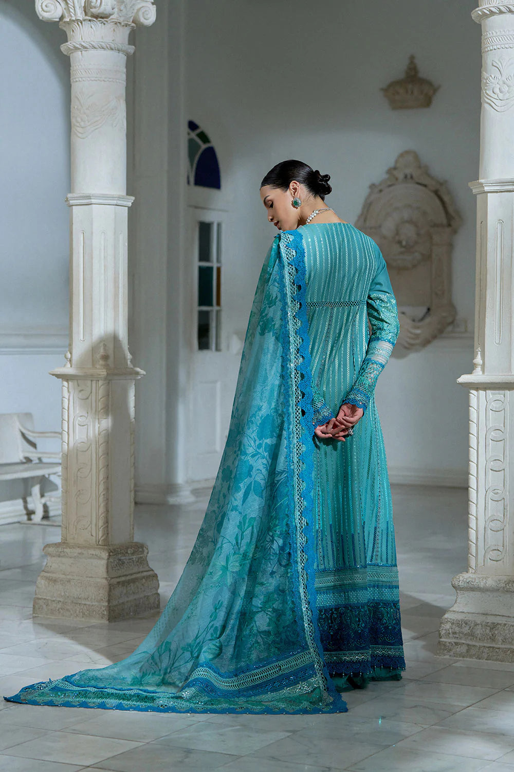 Design 6A Luxury Lawn Eid Edition 2026 Stitched