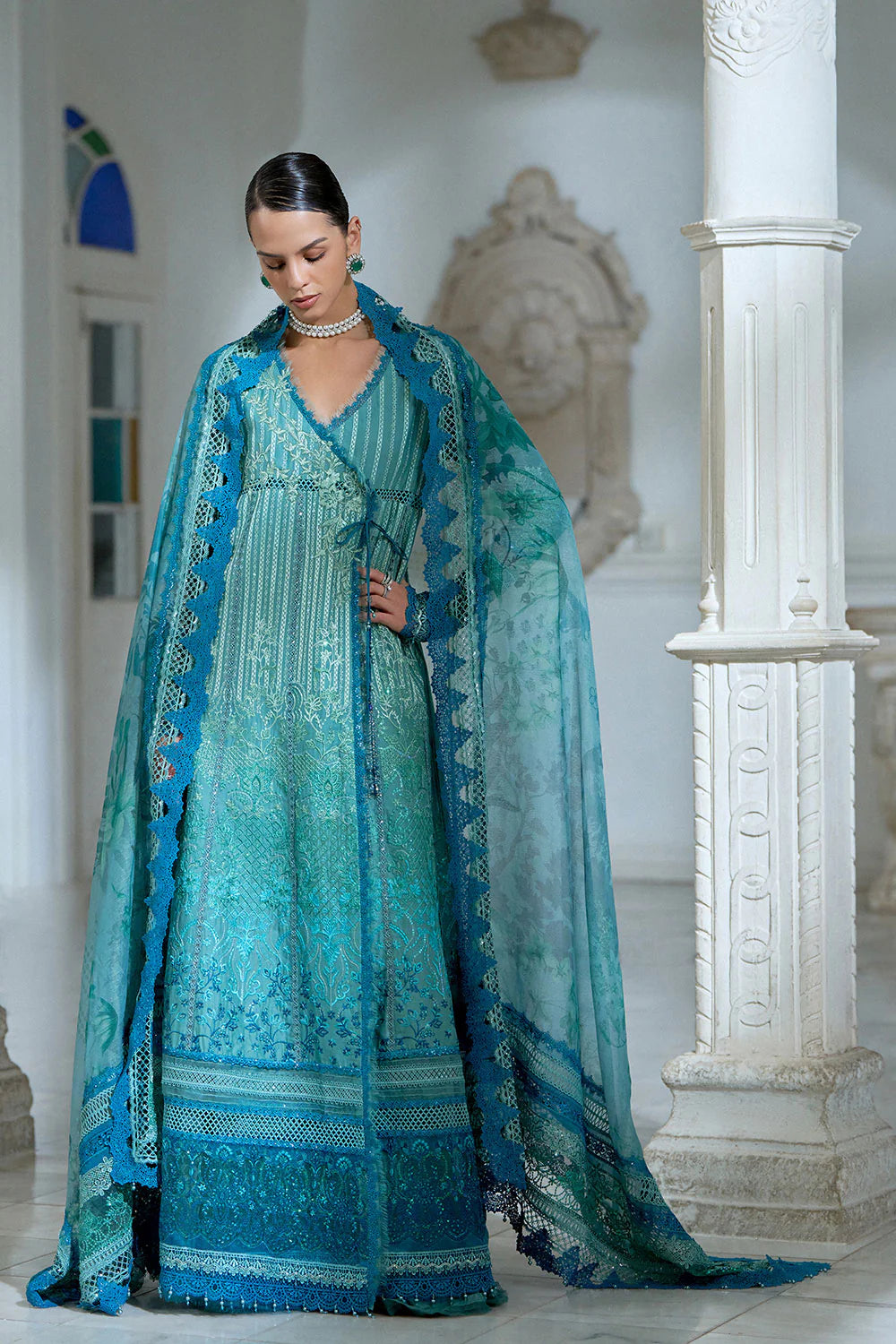 Design 6A Luxury Lawn Eid Edition 2026 Stitched