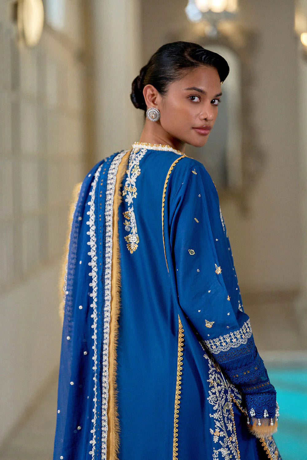 Design 8A Luxury Lawn Eid Edition 2026 Stitched