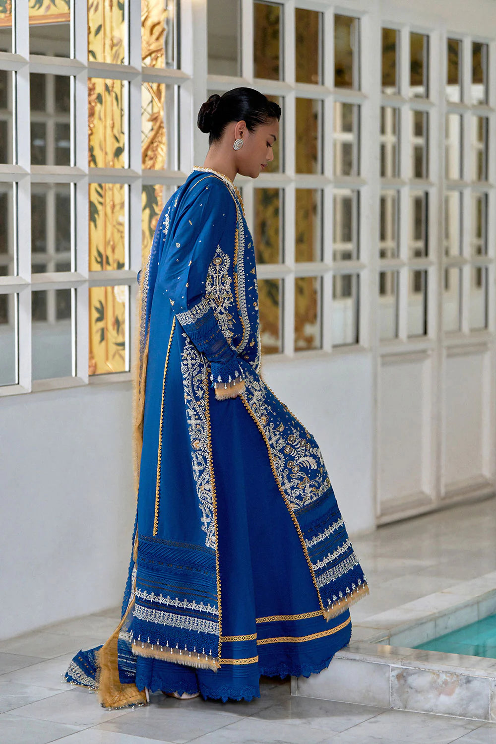 Design 8A Luxury Lawn Eid Edition 2026 Stitched