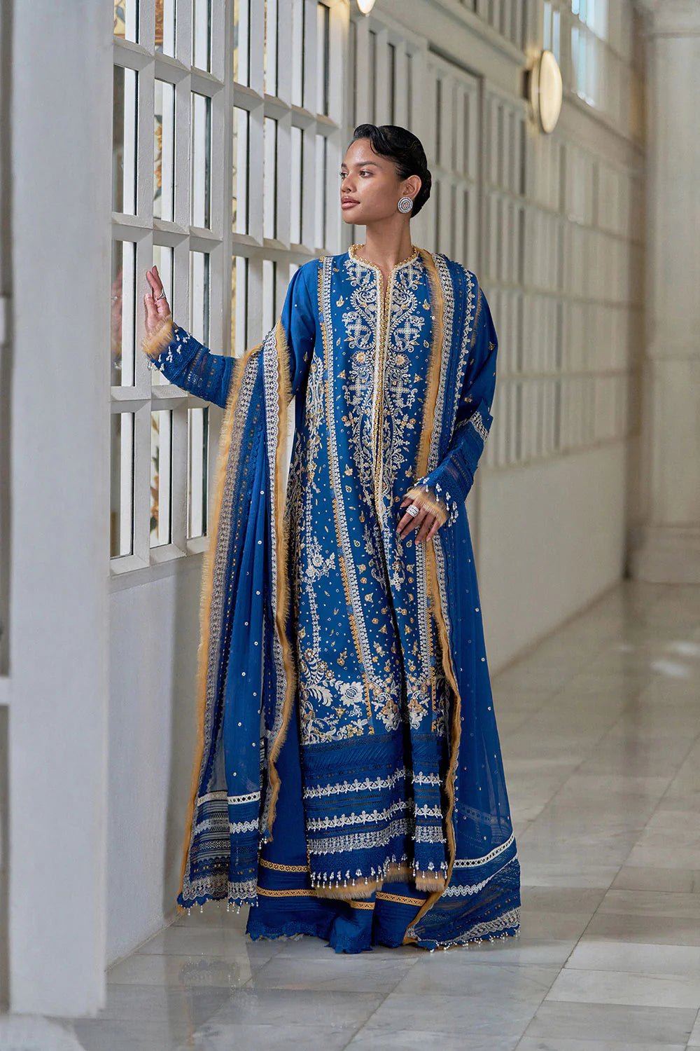 Design 8A Luxury Lawn Eid Edition 2026 Stitched