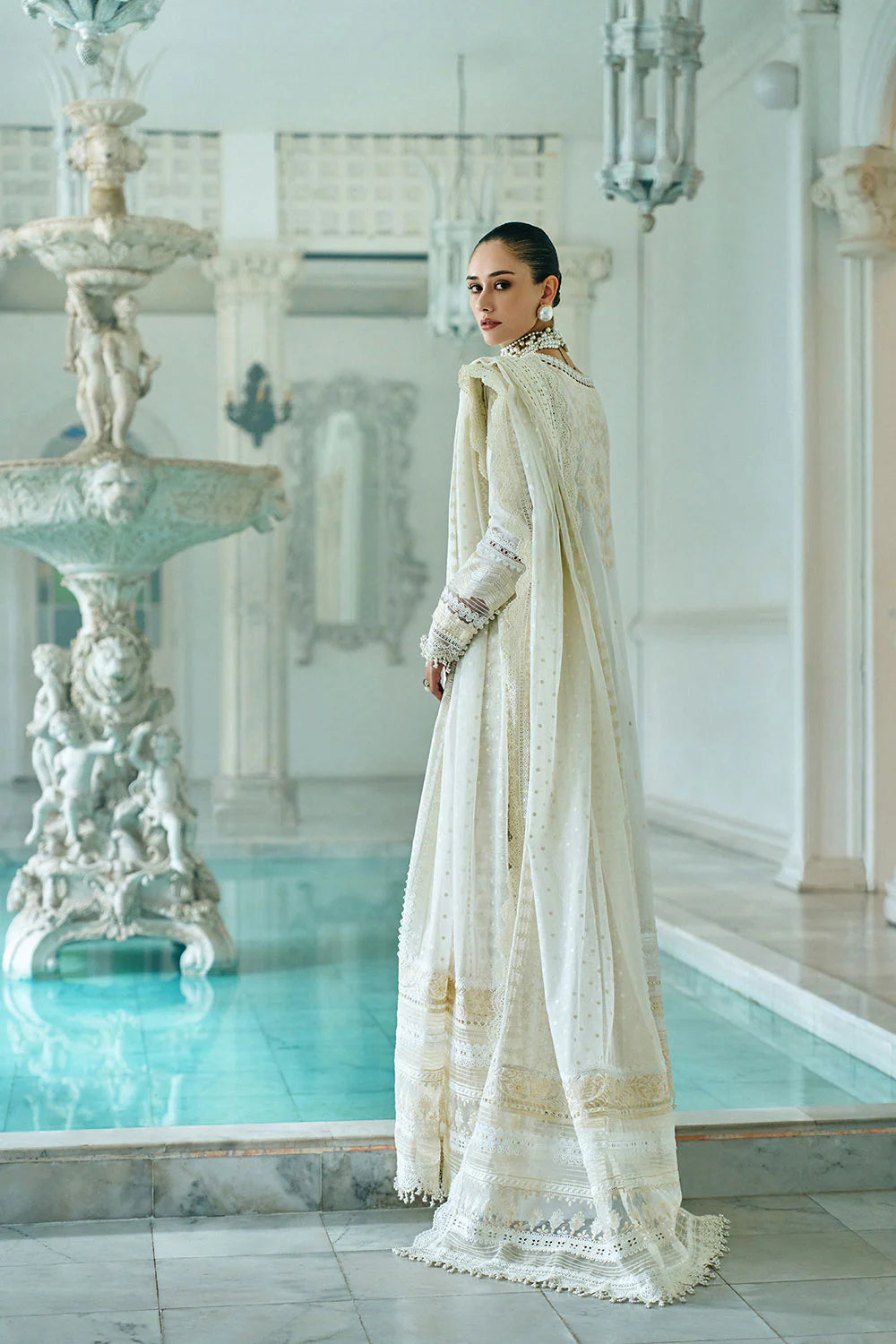 Design 9A Luxury Lawn Eid Edition 2026 Stitched Secondary image