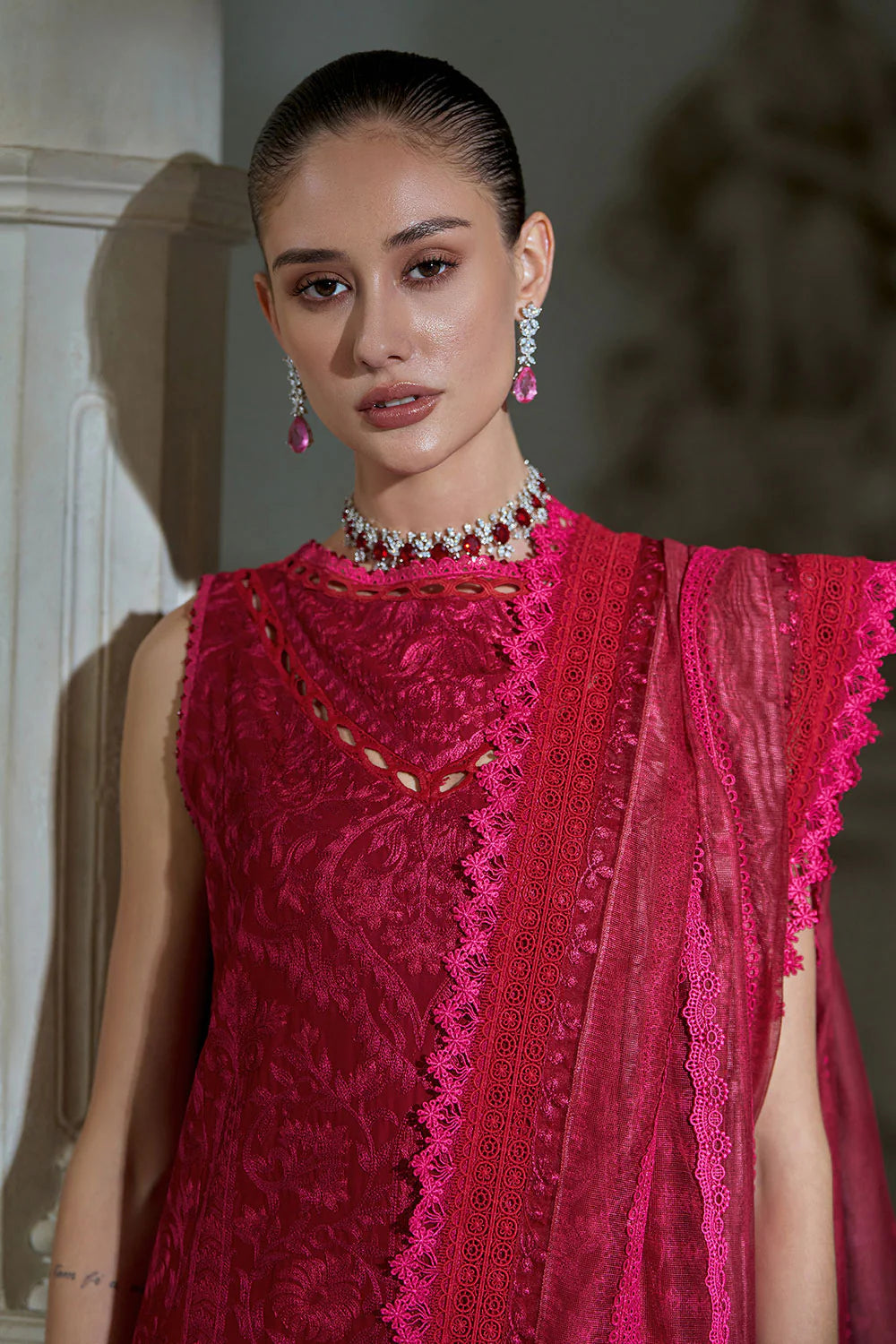 Design 9B Luxury Lawn Eid Edition 2026 stitched