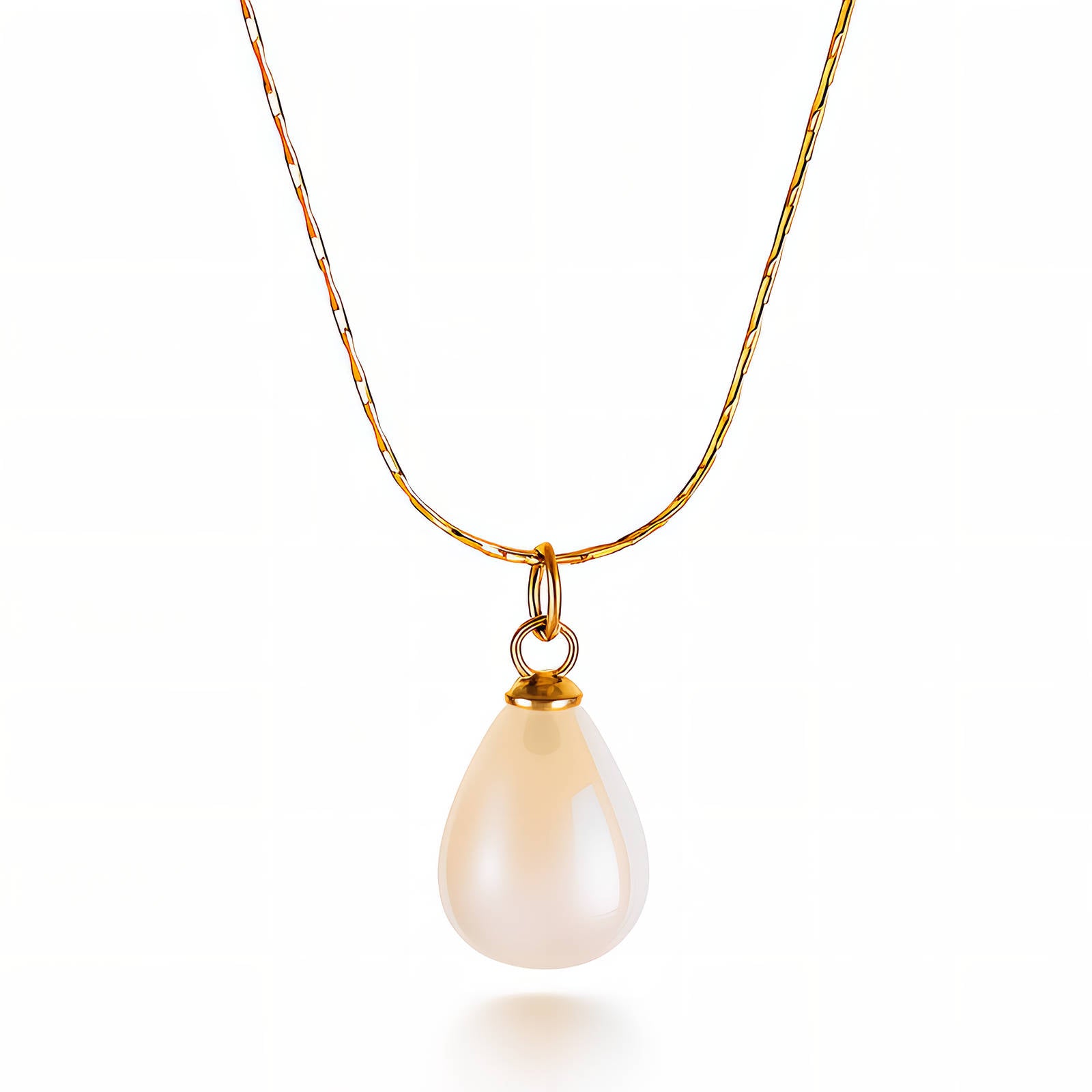 Elara Pearl Drop Necklace – 18K Gold Plated Main image