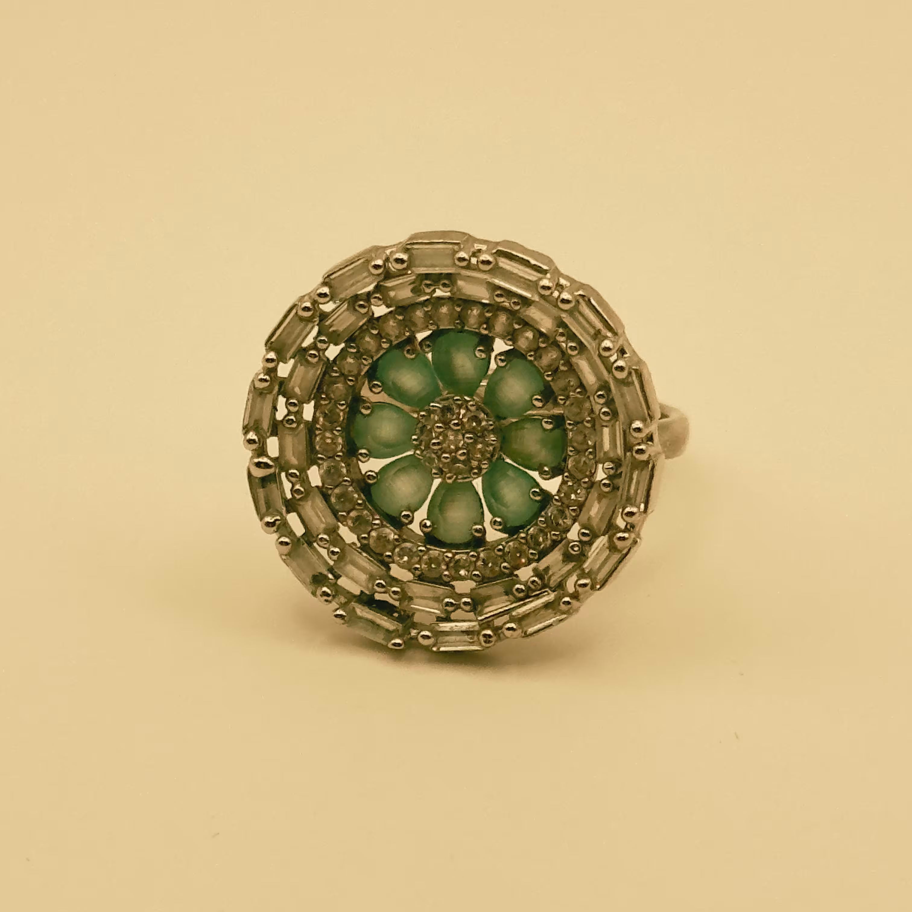Flora Halo Ring Secondary image