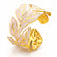 Golden Leaf Wrap Bracelet – 18K Gold Plated