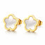 Ivory Bloom Earrings – 18K Gold Plated