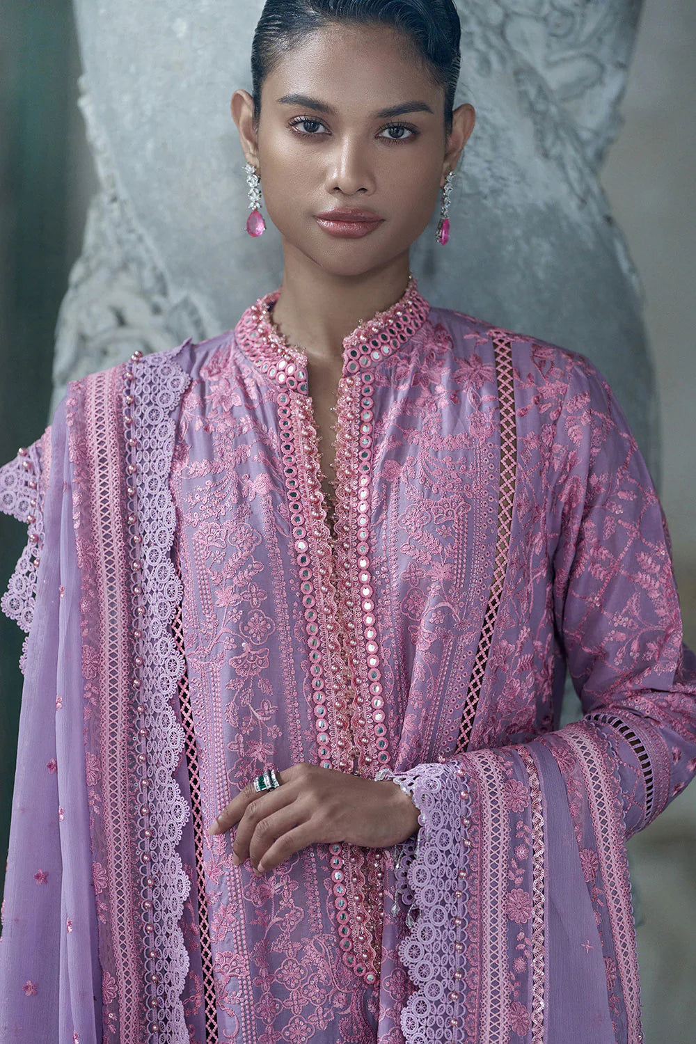 Design 2A Luxury Lawn Eid Edition 2026 Stitched Secondary image