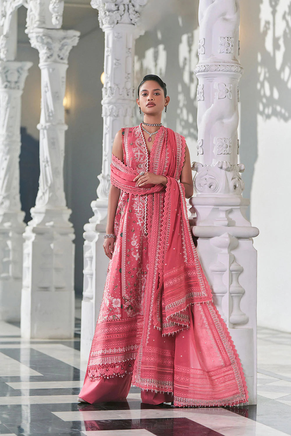 Design 8B Luxury Lawn Eid Edition 2026 Stitched