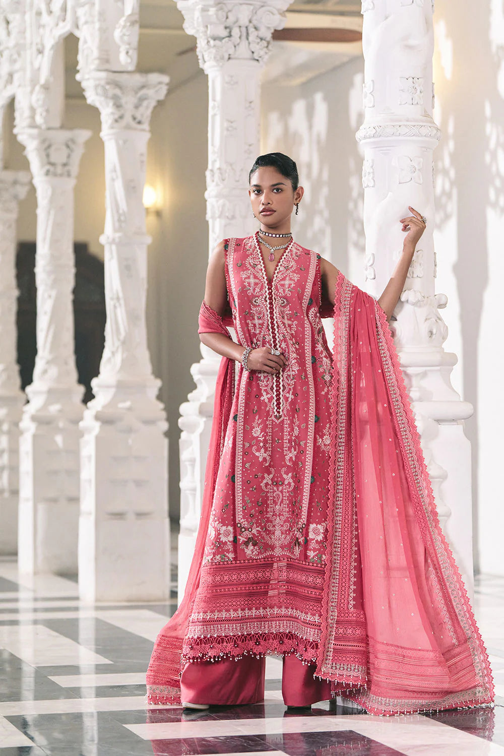 Design 8B Luxury Lawn Eid Edition 2026 Stitched