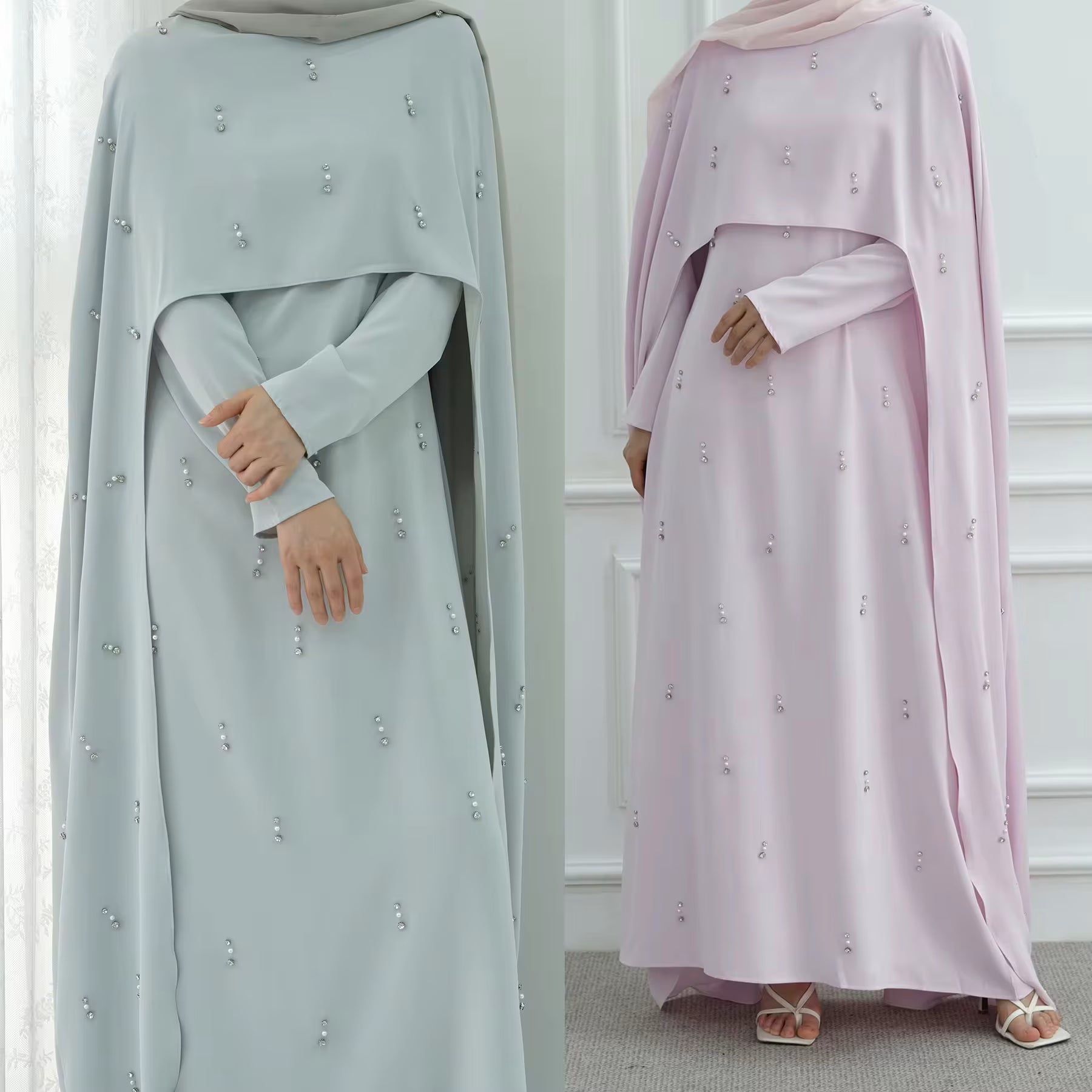 Pearl Mist Abaya