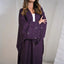 Plum Starlight Sleeve Abaya