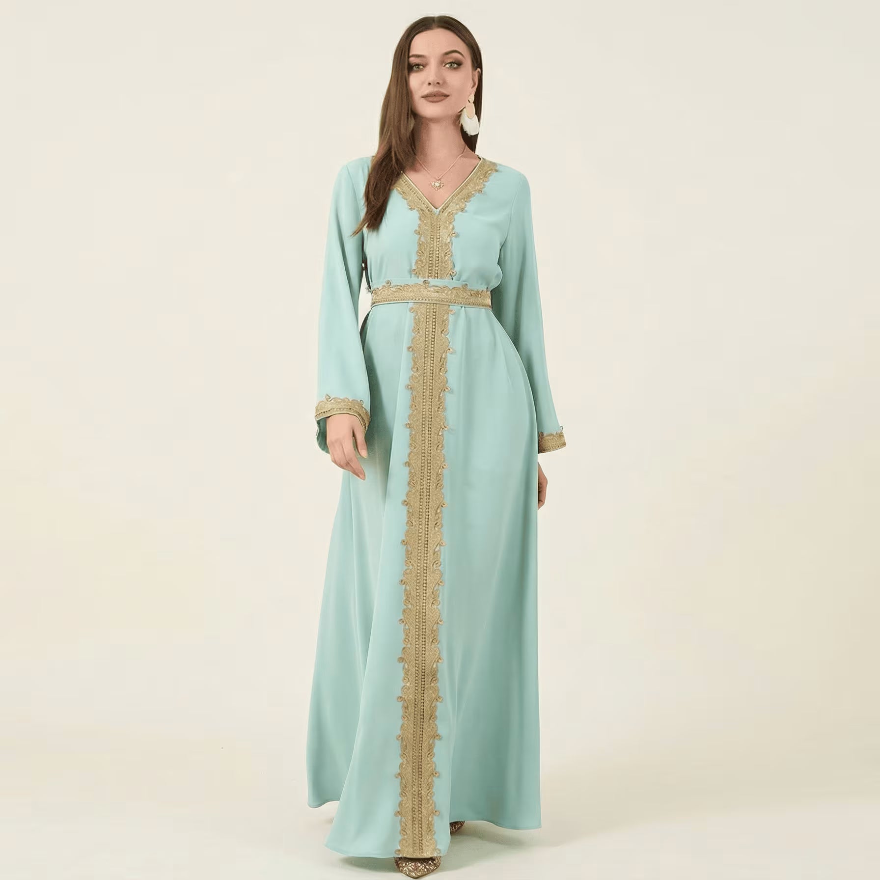 Sage Veil Abaya Main image