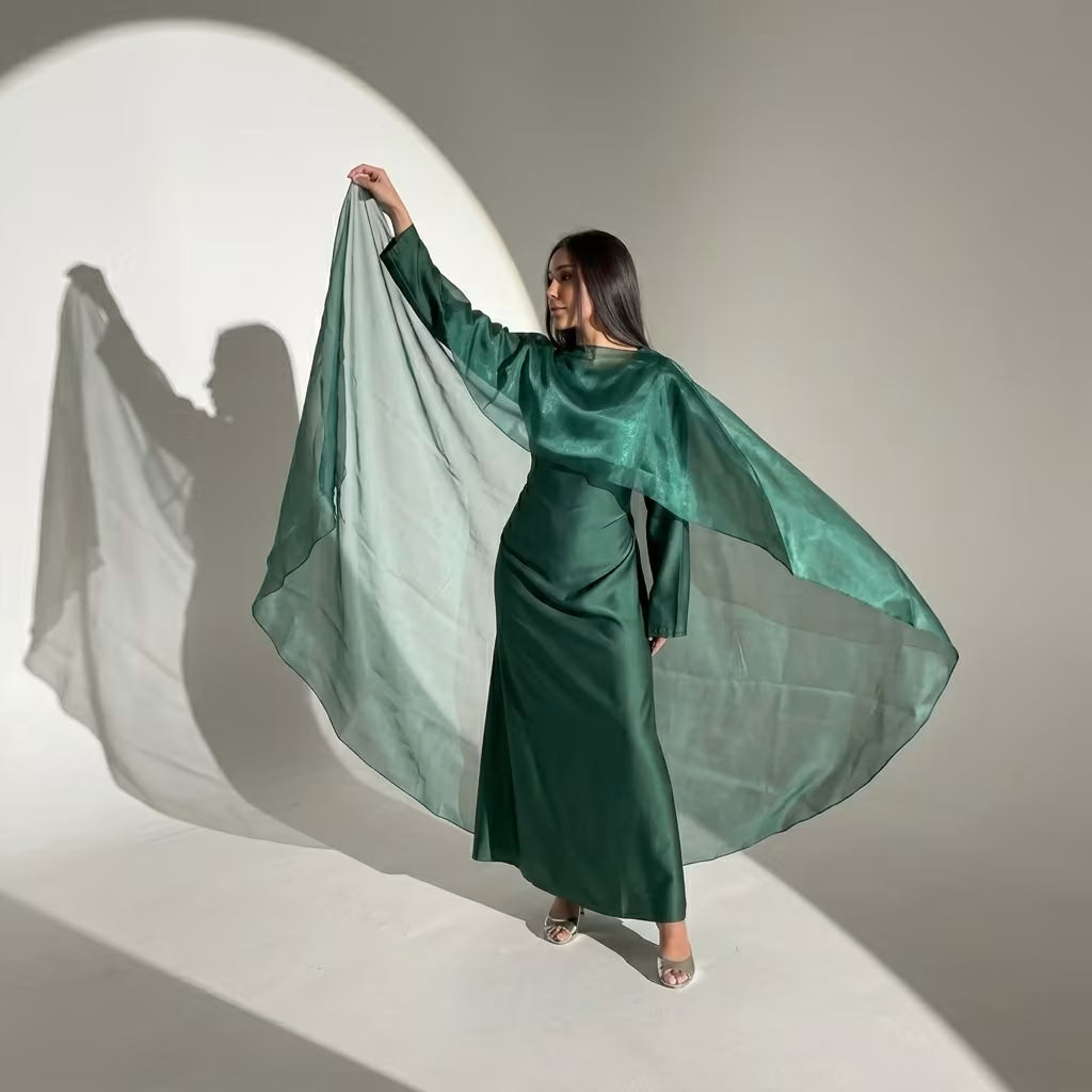 Silk Veil Abaya