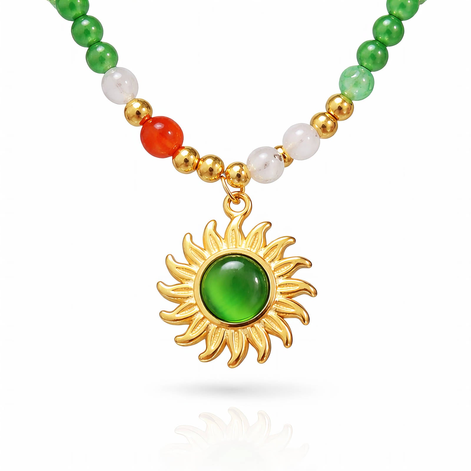 Solara Sun Necklace – 18K Gold Plated Main image