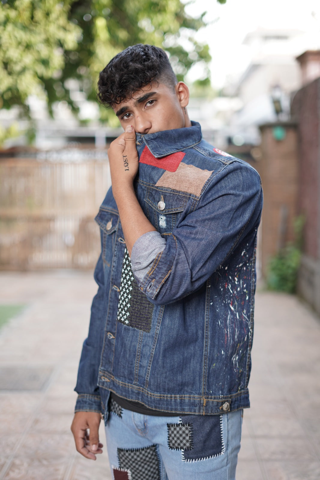 Urban Canvas Patchwork Denim Jacket