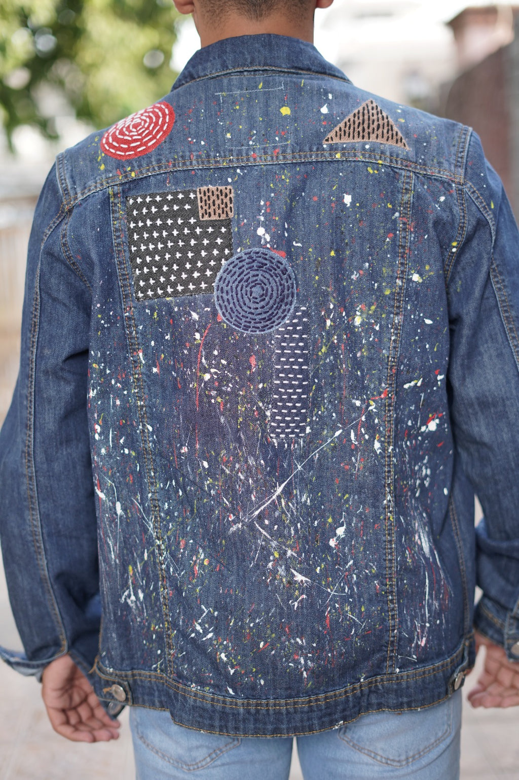 Urban Canvas Patchwork Denim Jacket