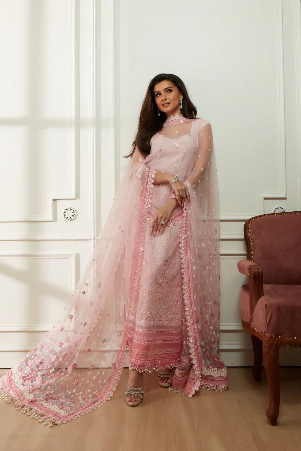 Design 7B Luxury Lawn Eid Edition 2026 Stitched Main image